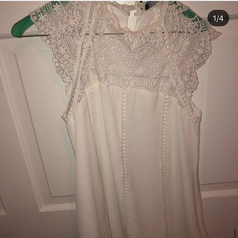 lulus white church dress